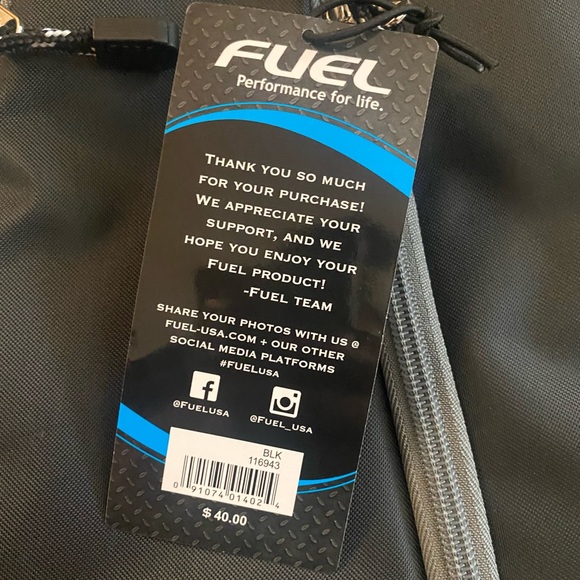 Fuel Sport Active Multi Funtional Backpack-Black - Picture 8 of 8